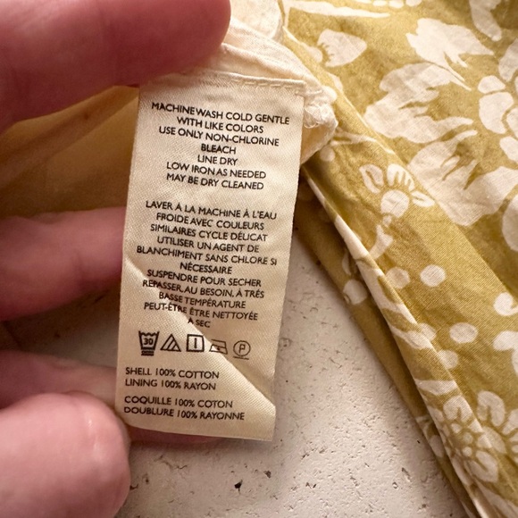 Maeve by Anthropologie long sleeve V-neck ruffle Mini dress Medium summer dress - Picture 10 of 14